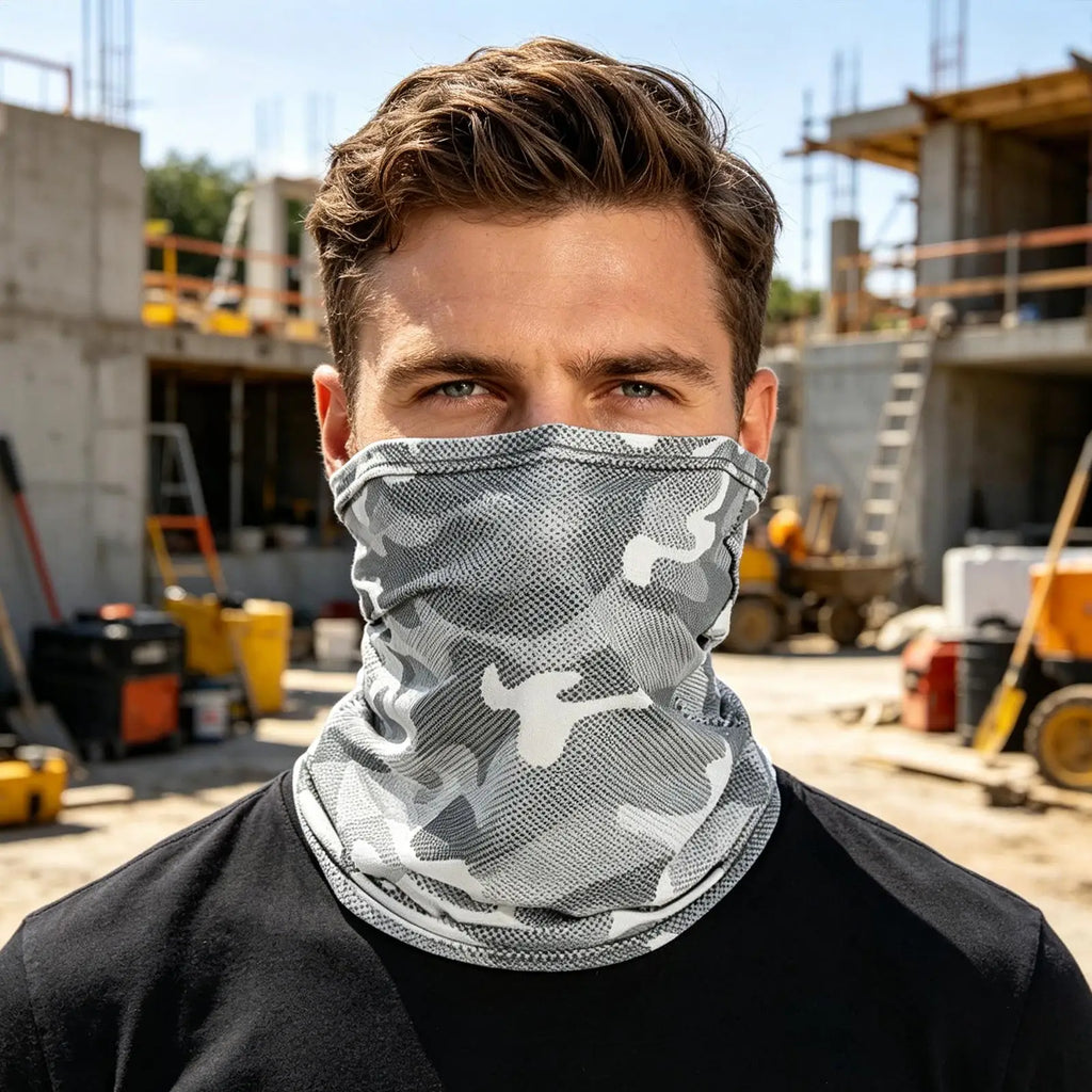 UV Protection Face Cover Quick-Dry Cycling Face Mask Scarf Sun Protection Headwear Outdoor Face Cover Breathable Bandana Zpaxo
