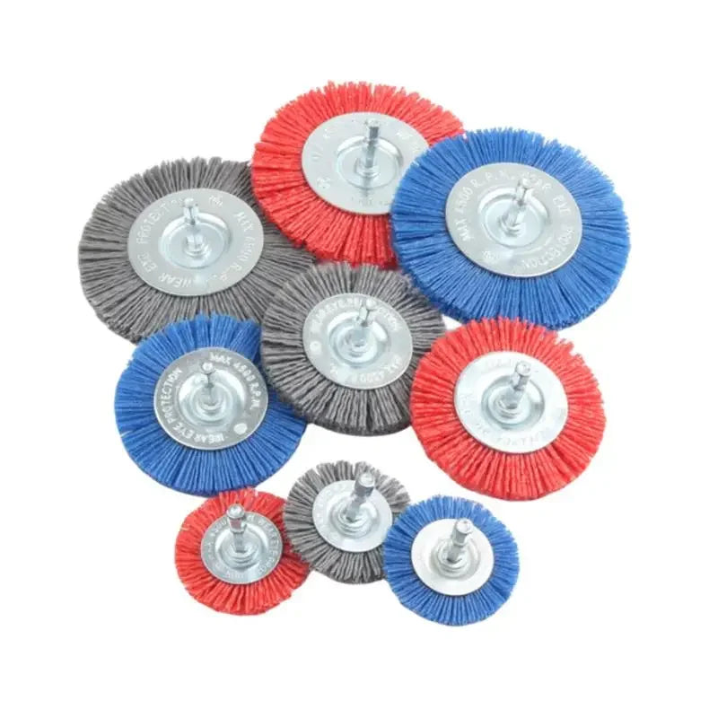 80 120 180 240 Flat Abrasive Wheel Brush Drill Rotary Tool Remove Zpaxo