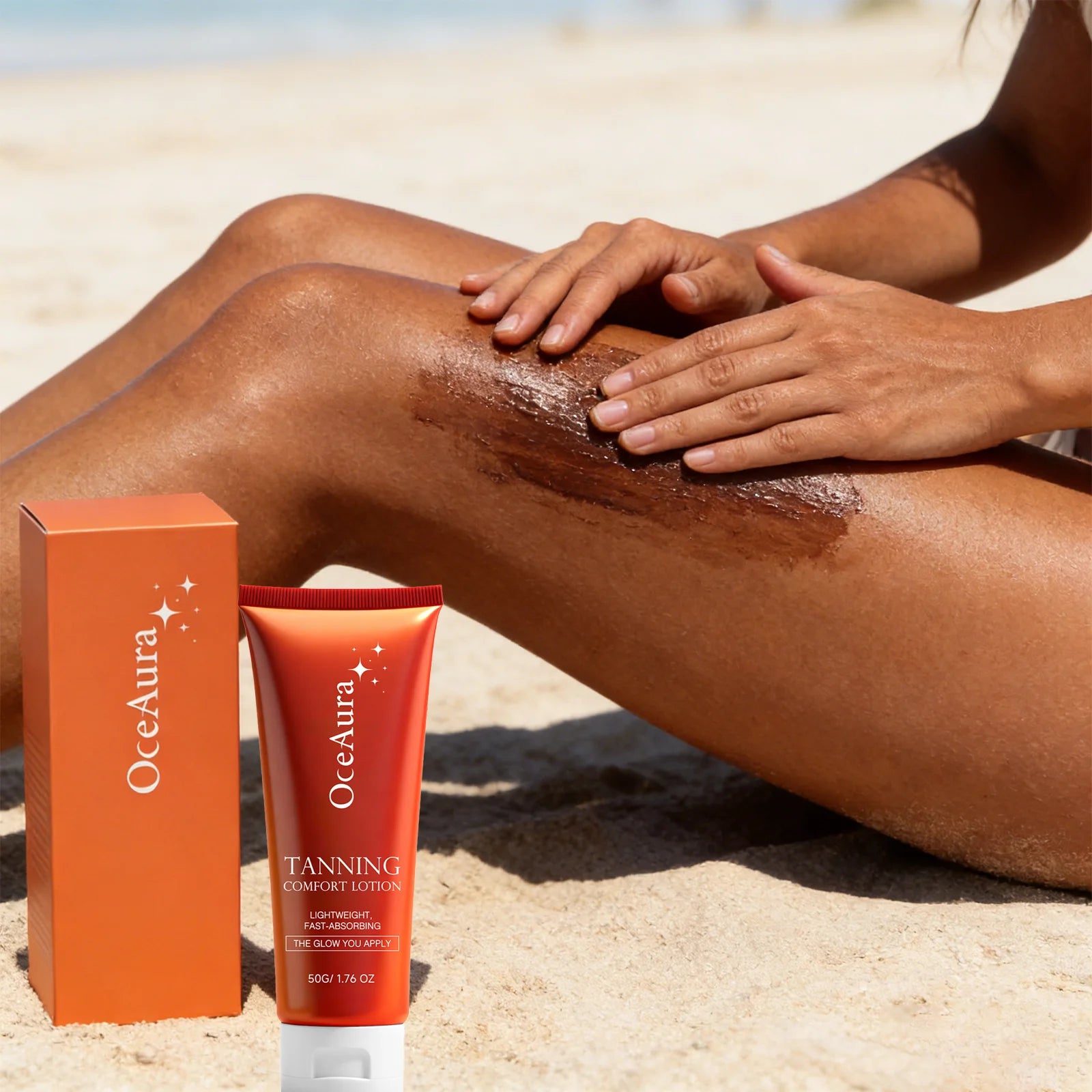 Nourishing Body Lotion Self Tanner Natural Glow Hydrating Sun Kissed Fast Drying Streak Free Long Lasting Moisturizing 50ml DHA Zpaxo
