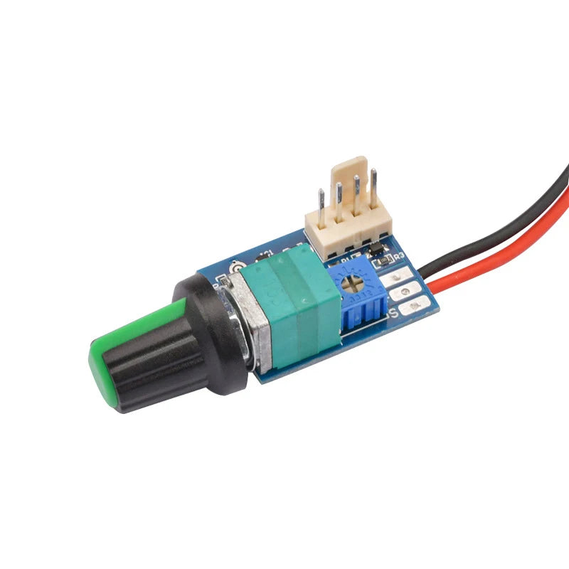 Mini 3A PWM 12V DC Fan Speed Controller – 4-Wire Regulator PWM Speed Controller Zpaxo