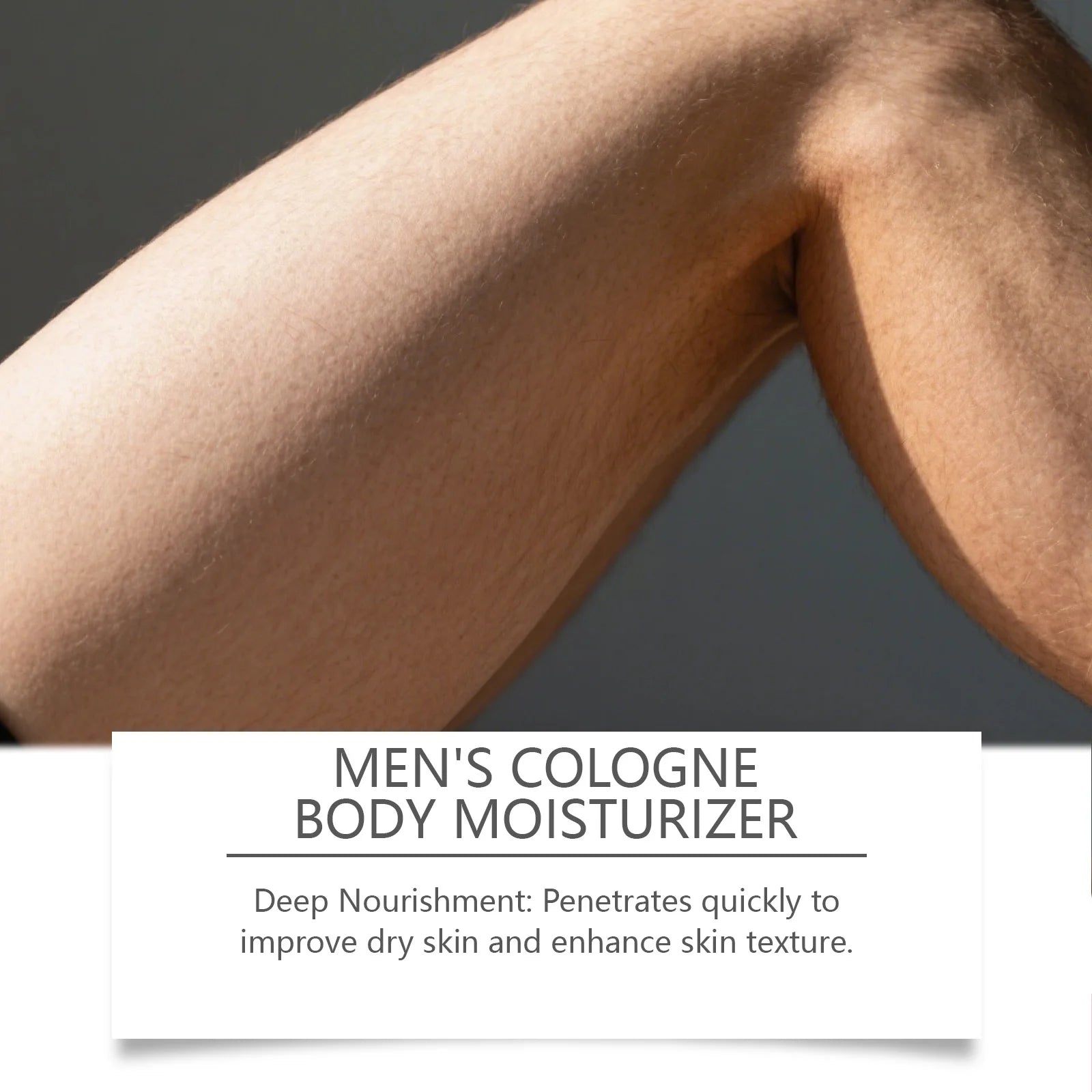 Men's Body Hydrating Cream:Deeply Hydrates & Repairs,Reduces Skin Roughness,Enhances Skin Barrier,Fresh & Non-Oily Texture Zpaxo
