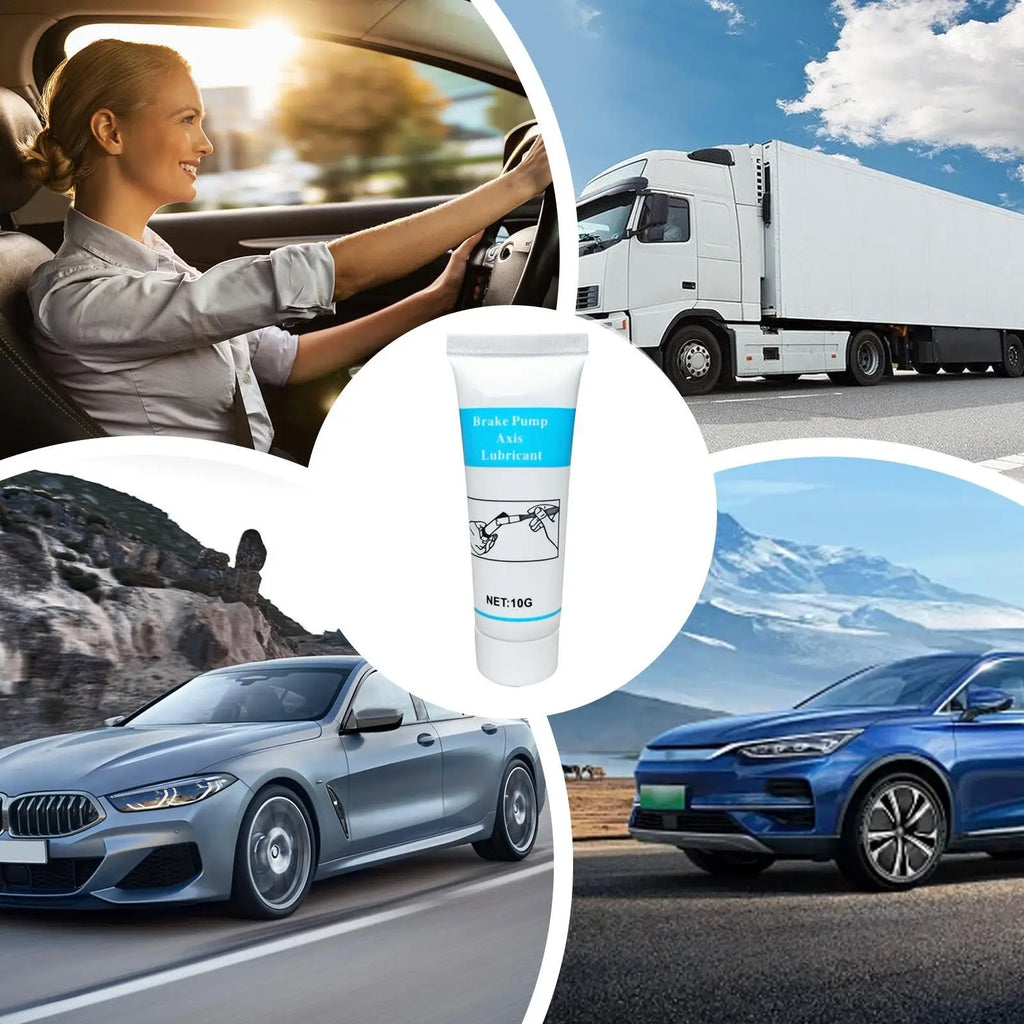 Brake Lubricant Grease Brake System Tube Lubricant Rust Protector Car Care Product 10g Heat Resistant Lubricant for Brake Pump Zpaxo