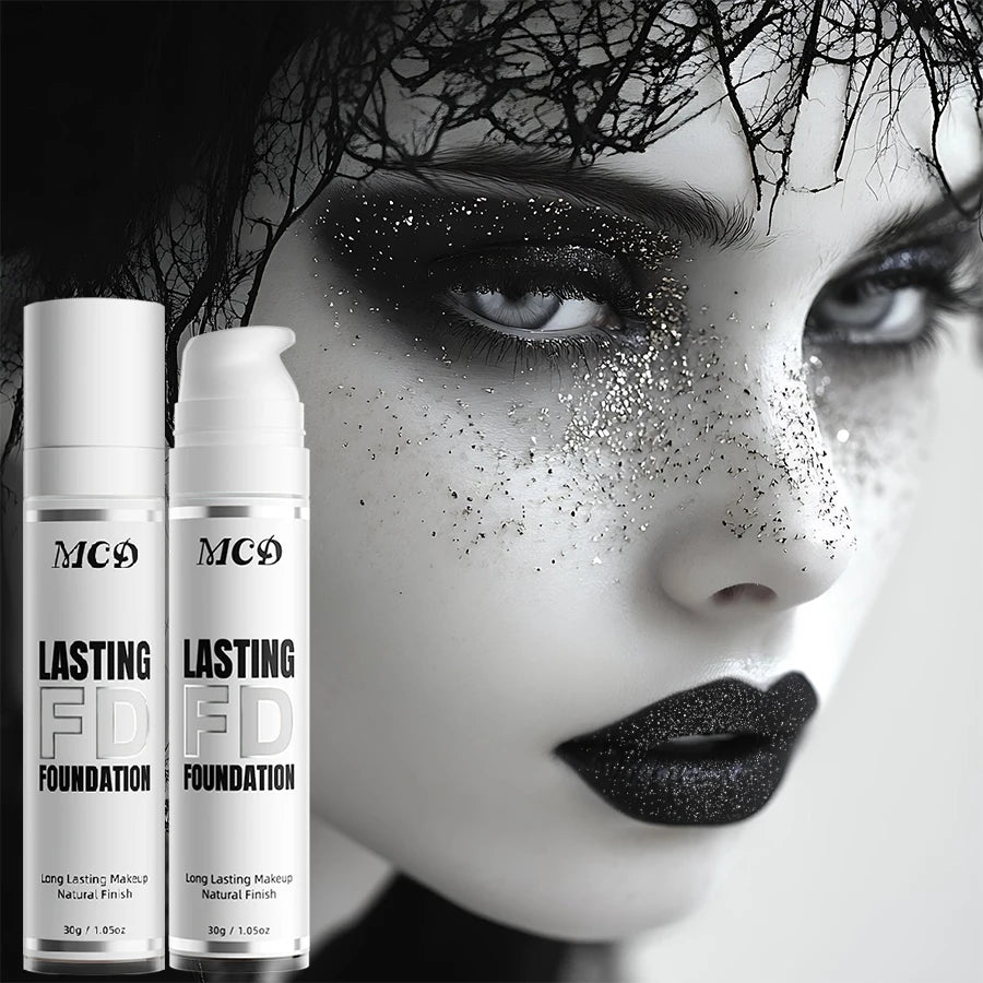 Pure White Liquid Foundation COS Stage Makeup Long-lasting Concealer