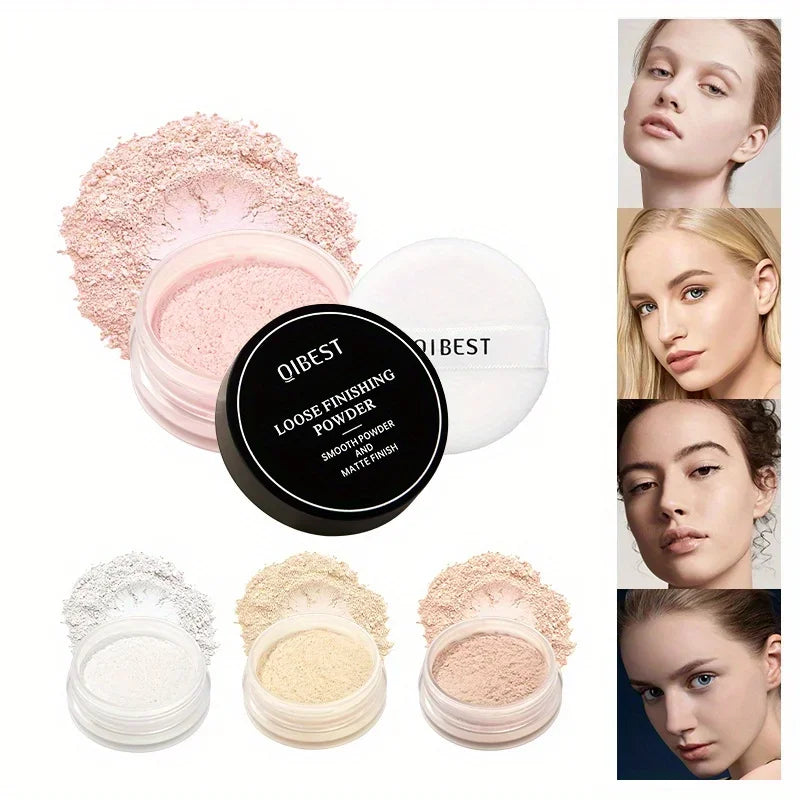 Matte oil control loose powder delicate not stuck powder matte oil control makeup setting Zpaxo
