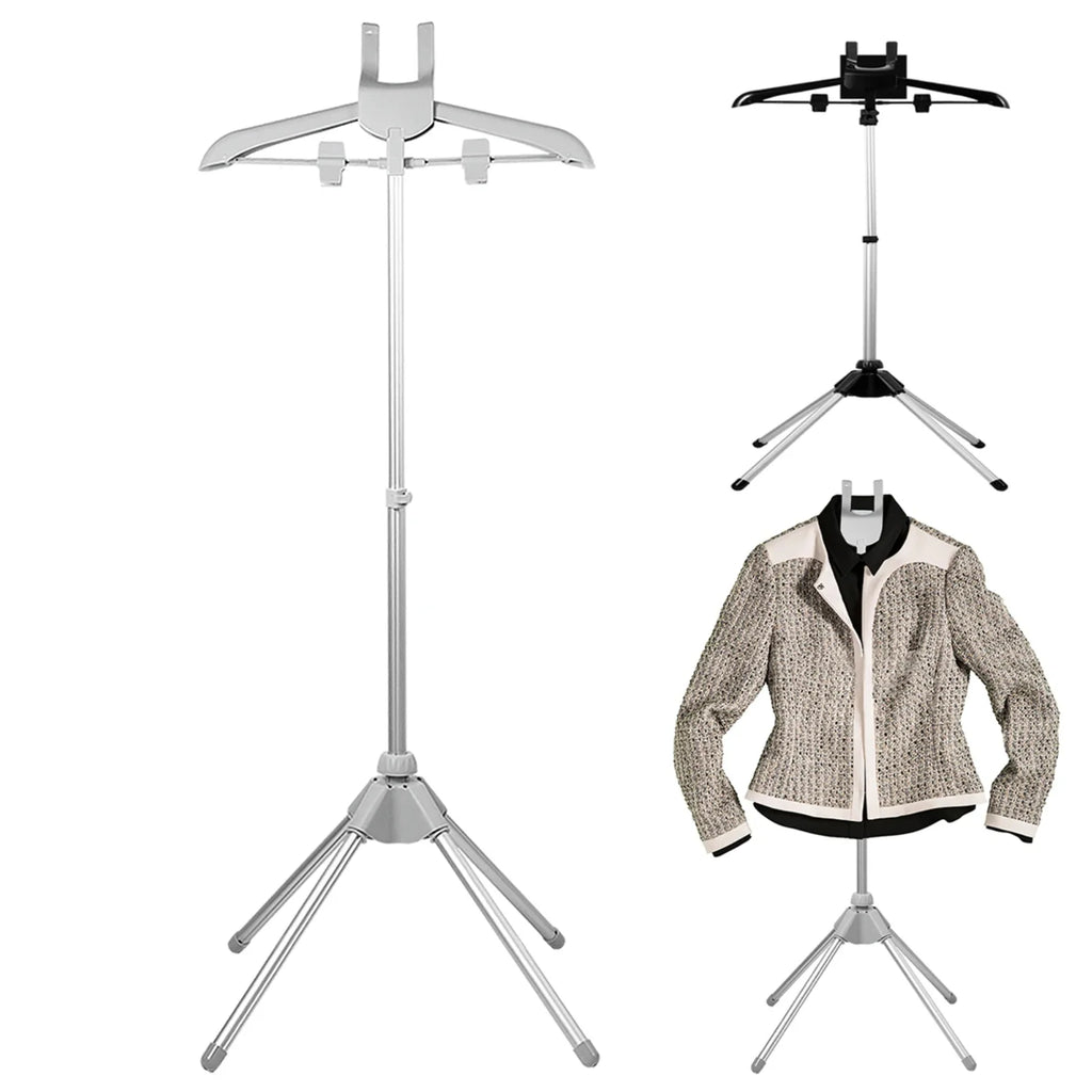 Steamer Stand Telescopic Iron Steam Clothes Hanger 85-160cm Adjustable Height Foldable for Hanging Ironing Clothes Hanger Zpaxo