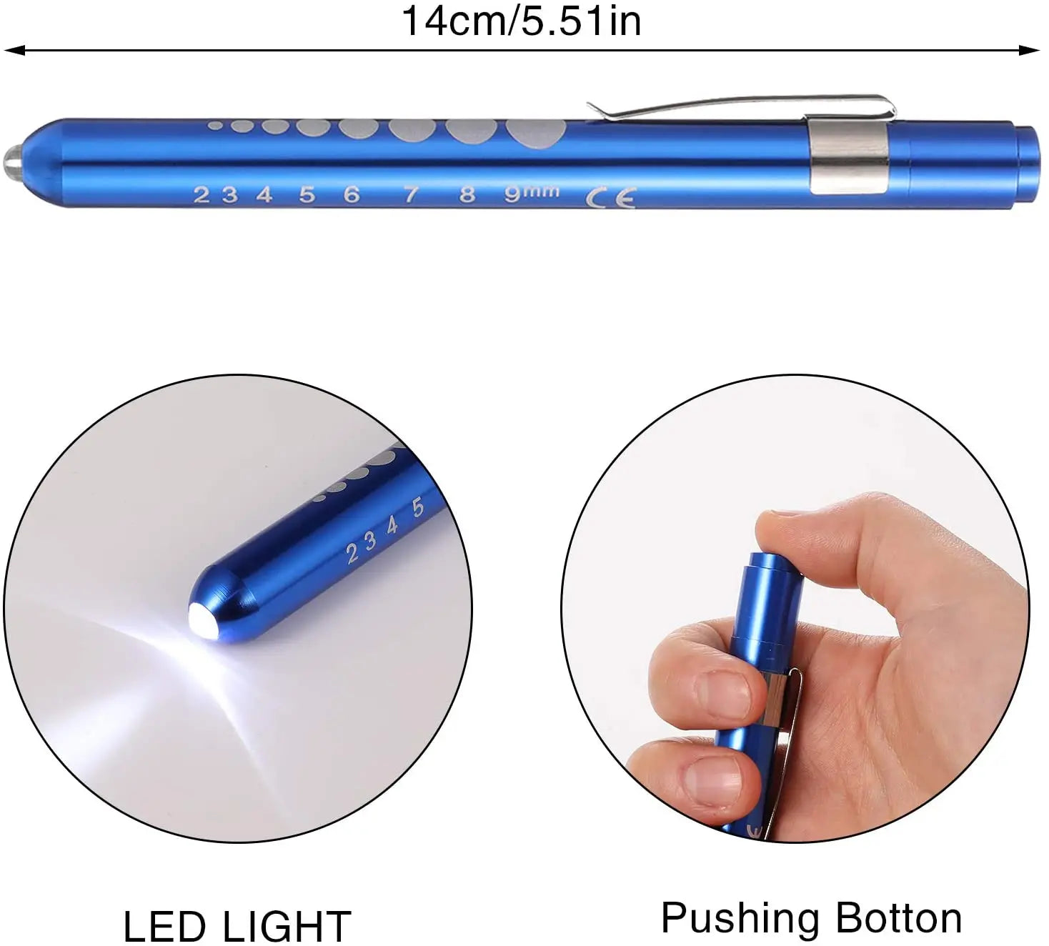 POCKETMAN Mini LED Pen Flashlight – 1000 Lumen Pocket Torch