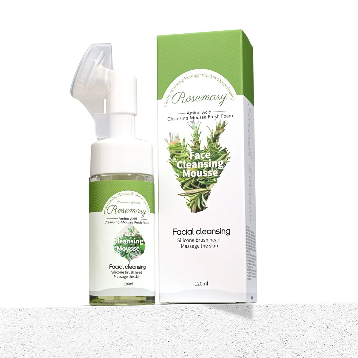 Rosemary Essential Oil Facial Cleanser Mousse – Oil Control Facial Cleanser Mousse Zpaxo