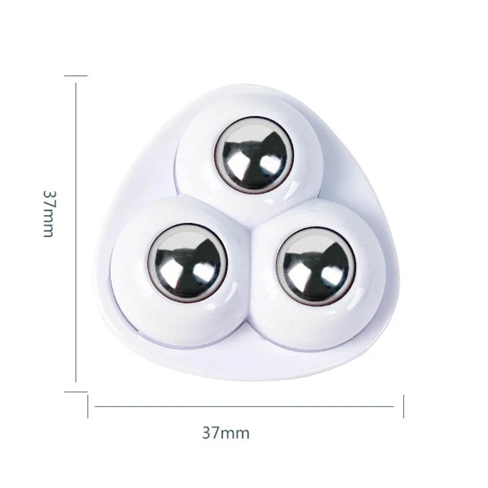 Self Adhesive Paste Universal Wheel 360 Degree Free Rotation Sticky Swivel Pulley for Trash Can Bottom Kitchen Small Appliances Zpaxo