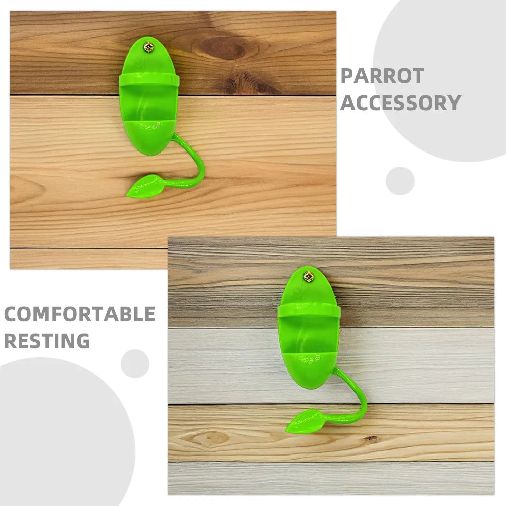 Multifunctional Parrot Perch Stand Cuttlebone Holder Fruit Vegetable