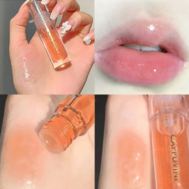 Water Light Lip Gloss Moisturizer Transparent Jelly Mirror Crystal Zpaxo 1Pcs03 Mango Taste