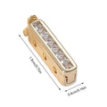 Necklace Shortener Clasp Adjustable Metal Jewelry Clip Adjuster CZ