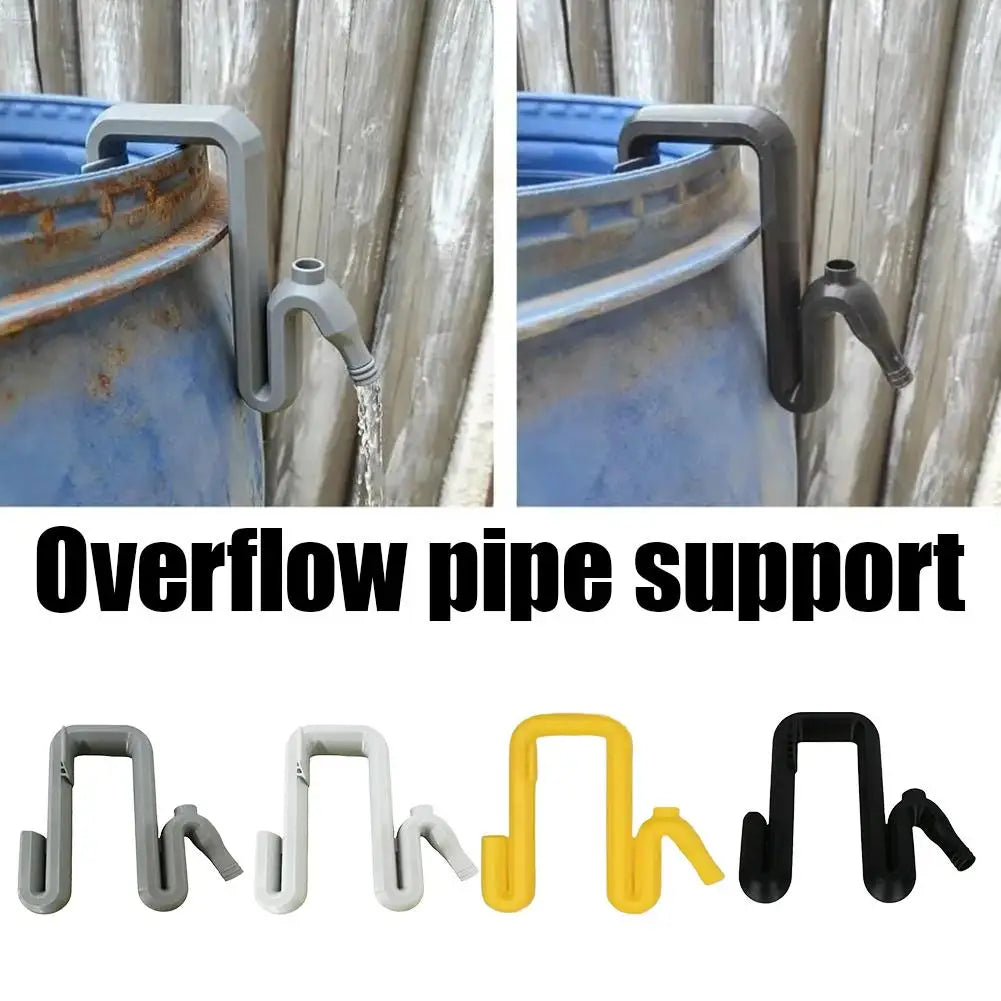 Self-Priming Siphon Overflow Pipe for Rain Barrels – No Drill Rainwater Overflow Pipe Zpaxo