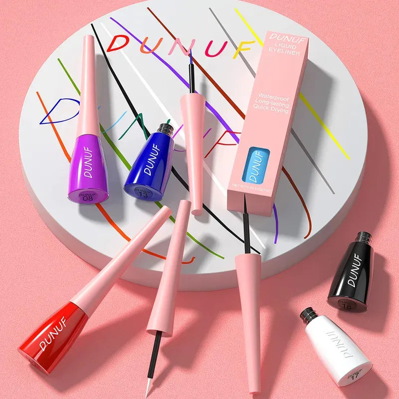 1 Pcs Waterproof Long-Wearing Liquid Eyeliner - Smudge-Resistant, Transfer-Proof, Perfect For Creating Dramatic Looks Zpaxo