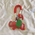 Cute PU Leather Elephant Keychain Flying Wings Animal Pendant Fashion Zpaxo Style A