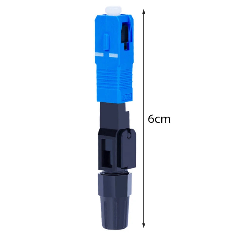 10-Pack SC/UPC Single-Mode Fiber Optic Quick Field Connectors