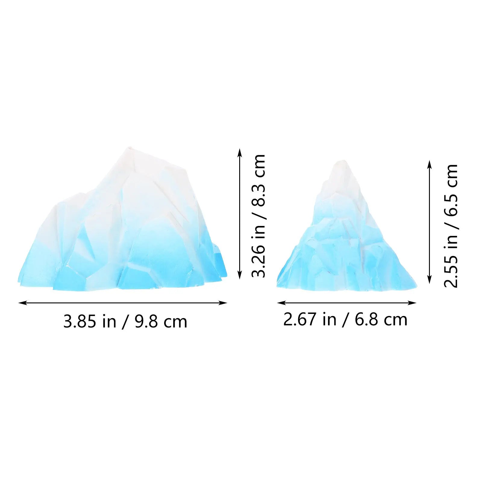 Aquarium Ice Mountains Lightweight Wear Resistant Simulation Floeberg