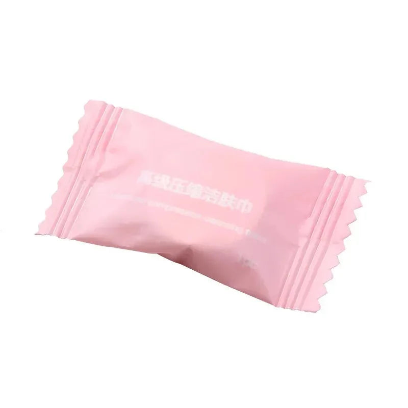 Compressed Cotton Face Towels – Disposable Travel Coin Tissues