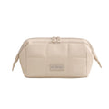 New Simple and Fashionable Makeup Storage Bag, Travel Lipstick and Skincare Products, Large-capacity Wash and Carry Bag Zpaxo Beige