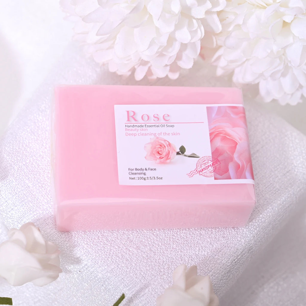 Handmade Rose & Olive Oil Soap – 100g Hydrating Bar Handmade Bar Soap Zpaxo