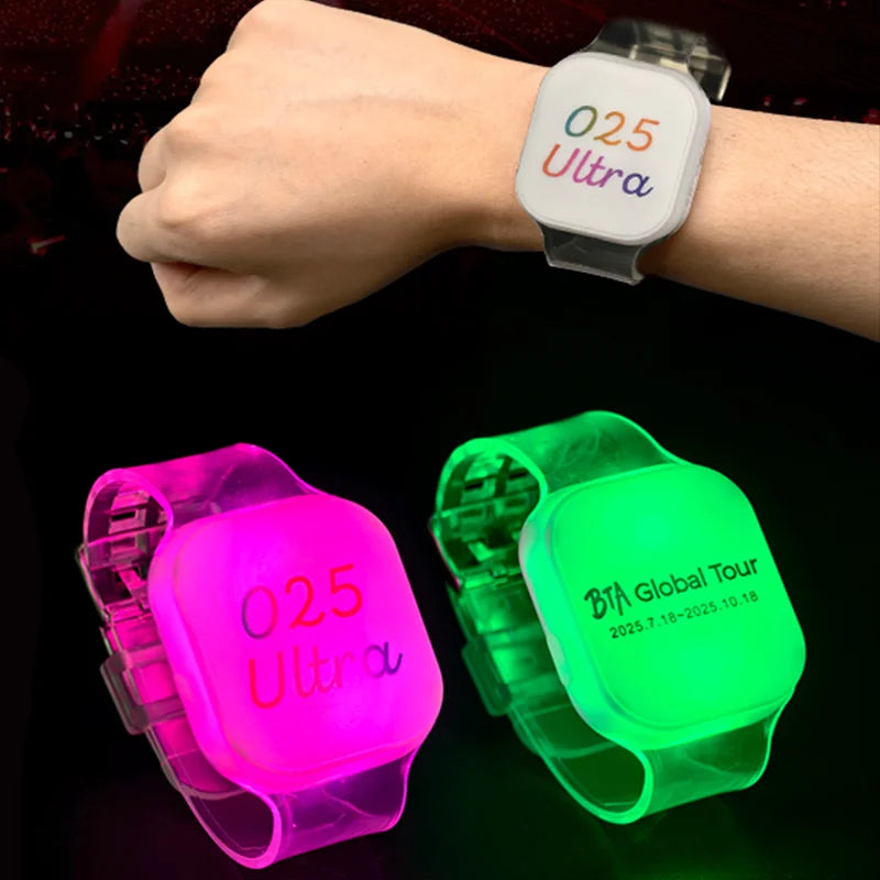 Customize Led Bracelet 15 Colors Glow Luminous Wristband Wedding
