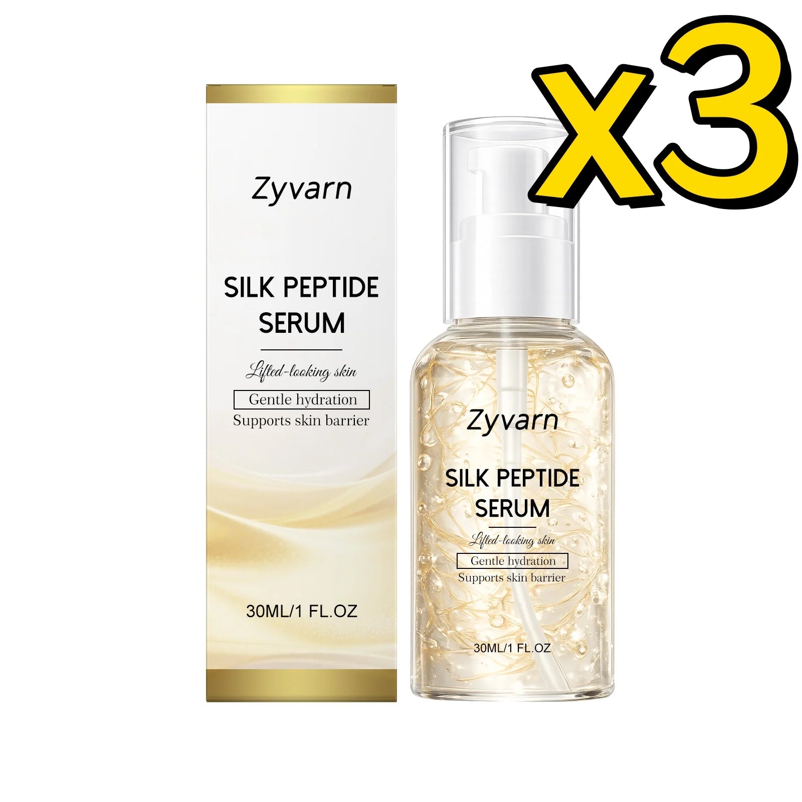 ZYVARN Copper Peptide Face Serum – Anti-Aging & Firming Copper Peptide Face Serum Zpaxo 30ml Boxed x 3pcs