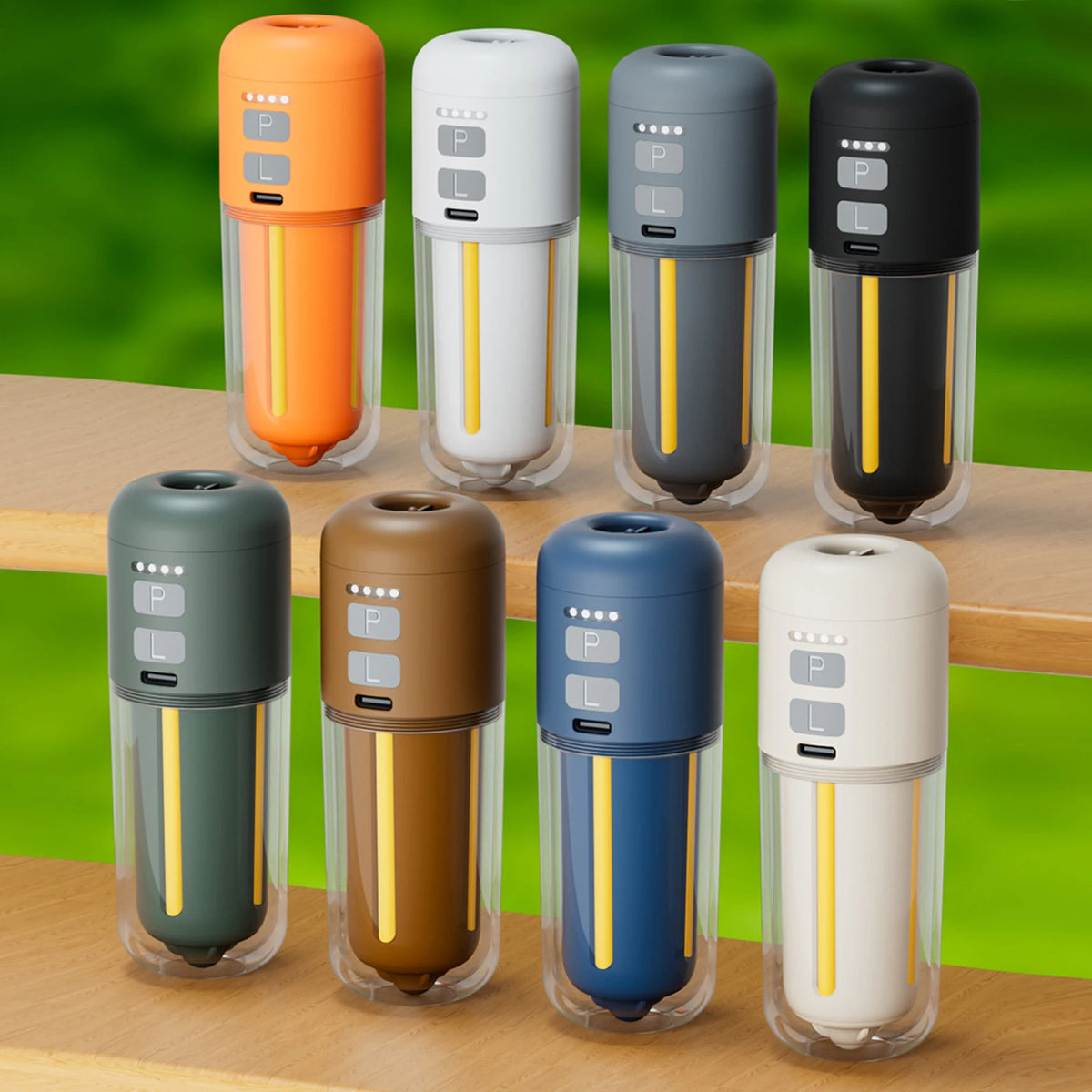 Portable Air Pump 2000 MAh Battery Camping Light Mini Outdoor Type-c Zpaxo