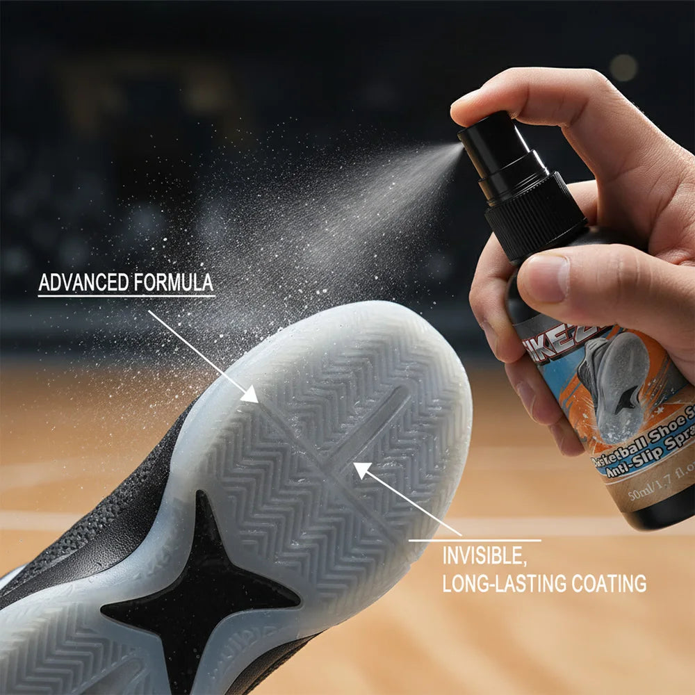 SIKEZHAN Basketball Shoe Grip Spray - Anti-Slip Traction Enhancer for Sneaker Soles - Instant Court Grip & Stop Sliding Zpaxo