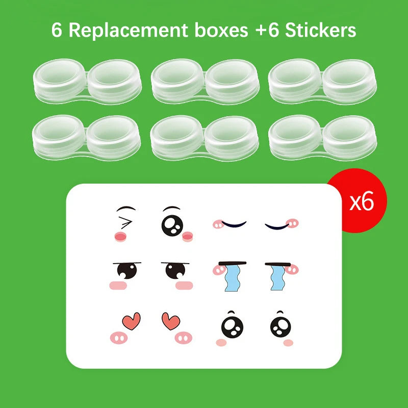 2026 Ultrasonic Contact Lenses Cleaner with Removable Portable Box Tear Protein Removal Machine Compact Contact Lenses Cleaning Zpaxo 124-Boxes
