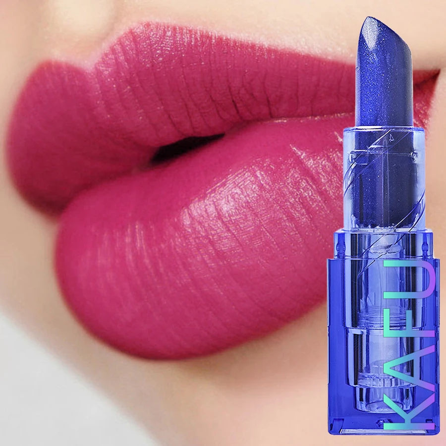 Temperature Change Rose Lipstick Waterproof Female Makeup Sexy Lip