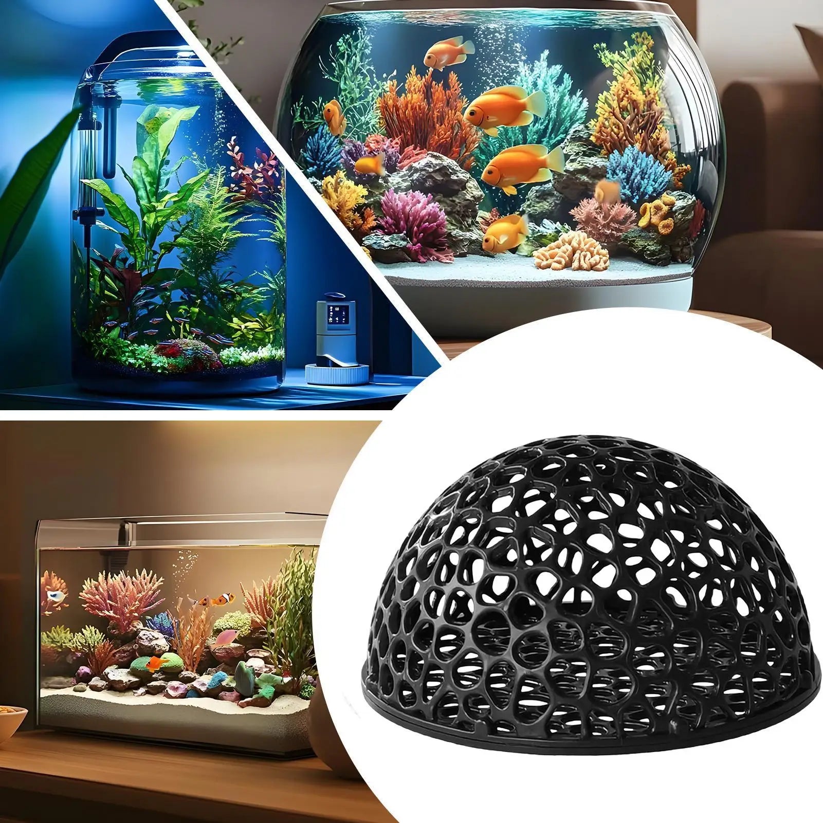 Aquarium Shrimp Hide Small Fish Breeding Hiding Tools Supplies Hollow