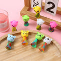 10/20PCS Cartoon Mini Animal Jumping Doll Games Toys for Kids Birthday Party Favors Goodie Bag Piniata Fillers Baby Shower Gift Zpaxo 10pcs