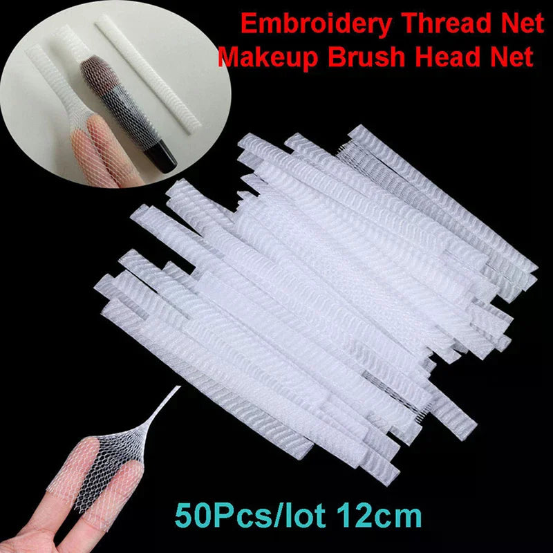 Prevents Unwinding Makeup Brush Head Net Embroidery Thread Lot Zpaxo