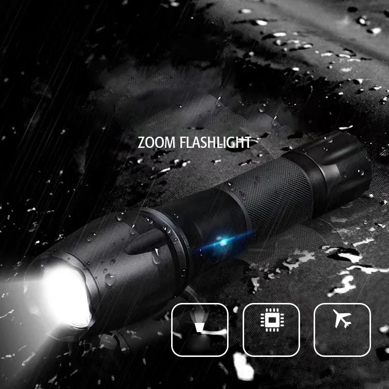 POCKETMAN 3800 Lumen Tactical LED Flashlight – 5 Modes