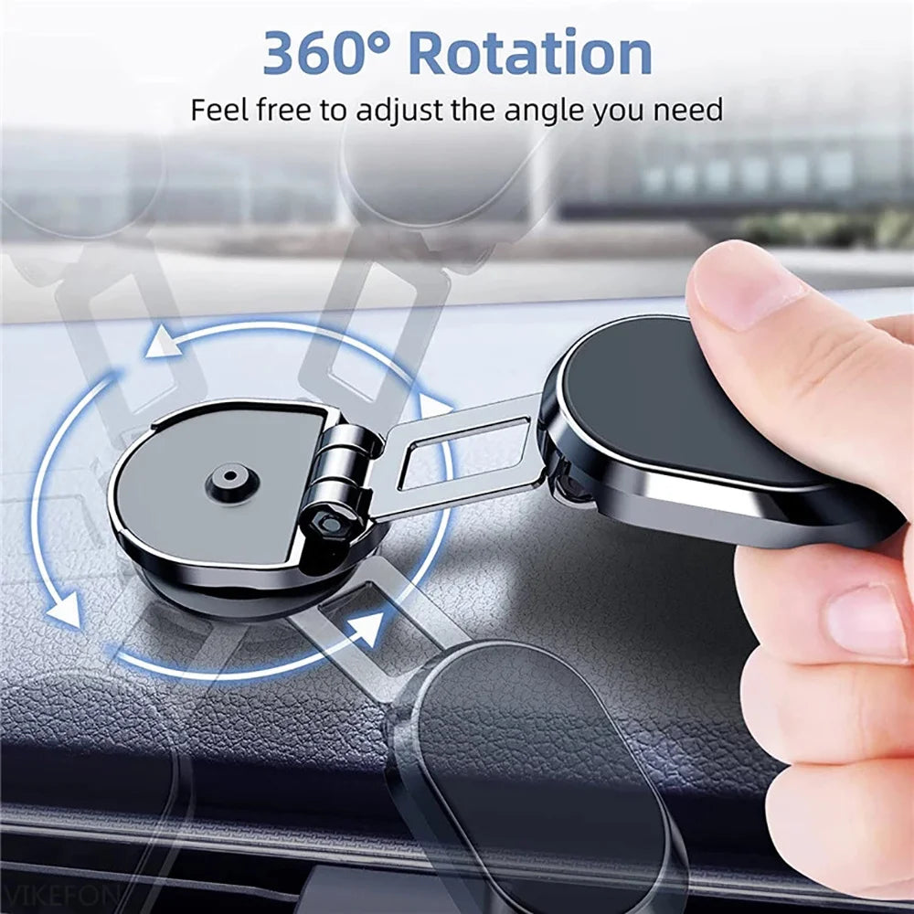Magnetic Car Phone Holder – Foldable GPS Bracket for iPhone & Samsung Car Phone Mount Zpaxo