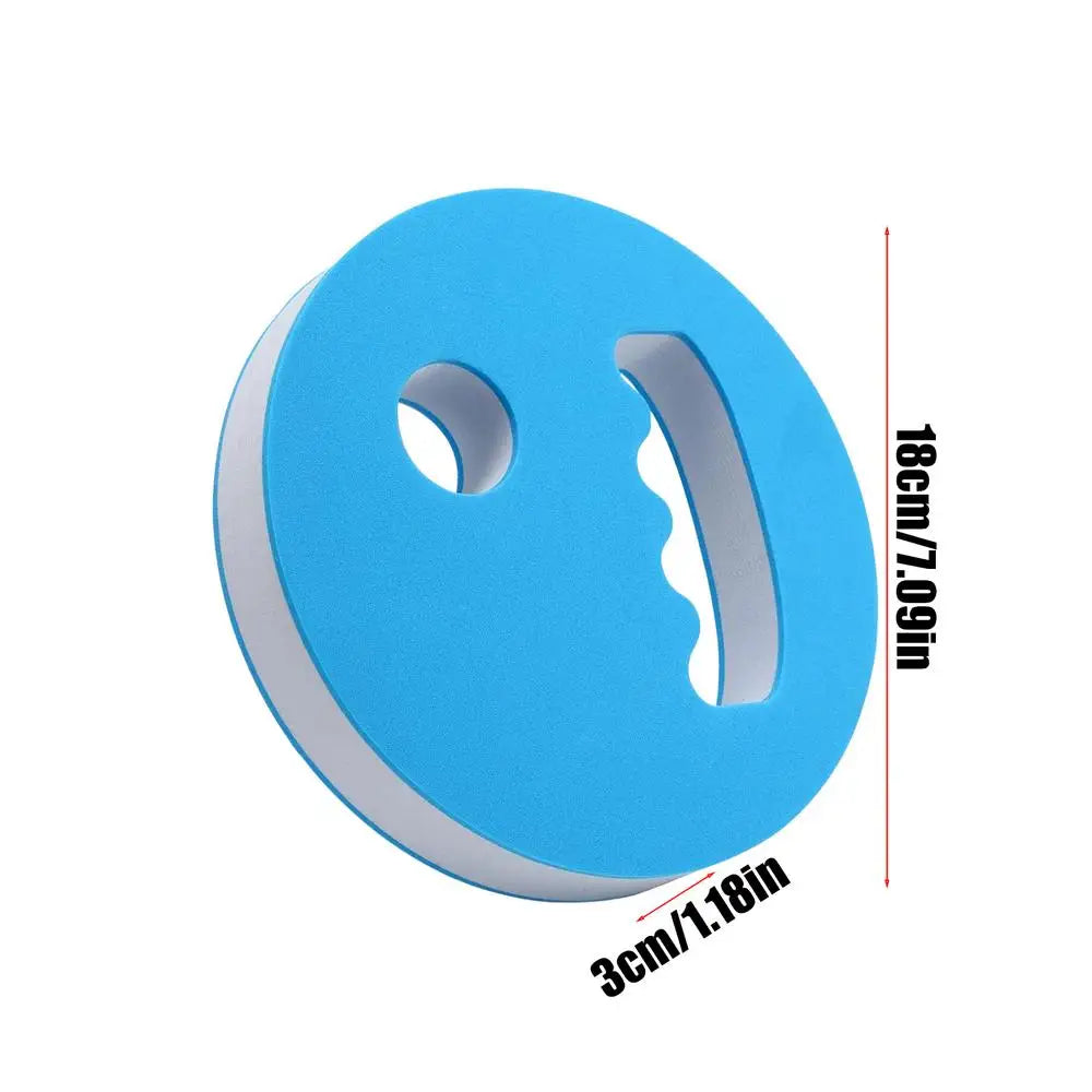 2-Pack EVA Foam Water Exercise Discs – Aqua Hand Paddles Aqua Exercise Paddles Zpaxo Light Blue