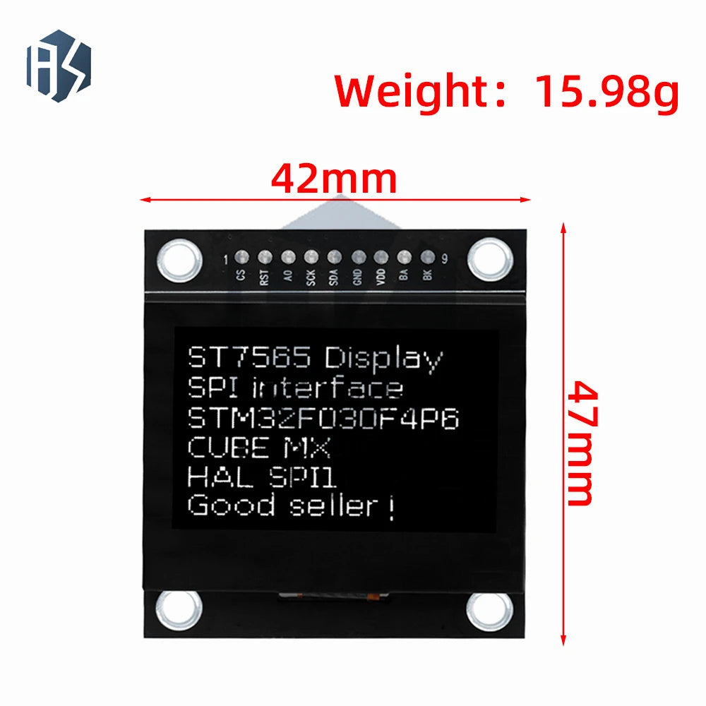 Arduino-compatible 12864 LCD Module Lcd12864-03A Dot Matrix Serial Zpaxo