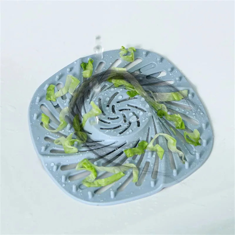 Stainless Steel Drain Hair Catcher Anti-clog Filter Cover Bathroom