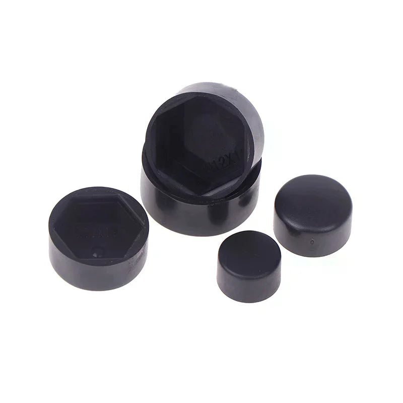 Hexagonal Nut Flat Head Plastic Protective Cap External Hexagonal Screw Low Head Decorative Cap Dust-Proof Cover Zpaxo