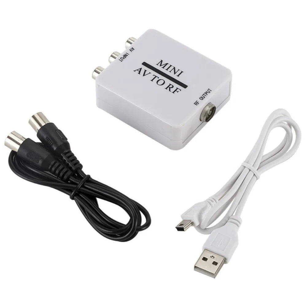 Low Power AV RF RCA Converter TV Switcher Amplifier 61 25 Mhz Mini Zpaxo