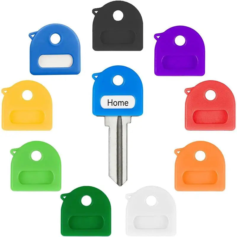 20-Pack Silicone Key Caps – Colorful Key Identifier Covers
