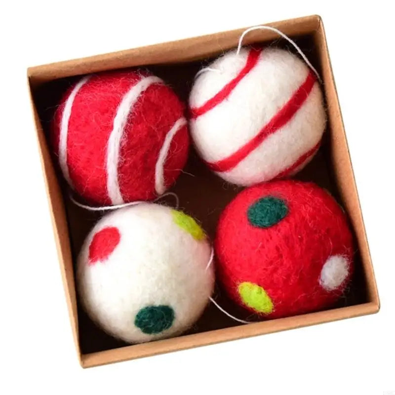 Merry Felt Snowflake Balls Decorations Hanging Decoration Christmas