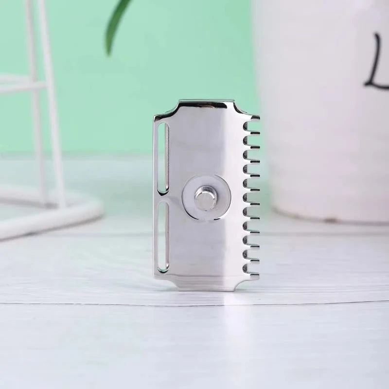 YAQI Vostok 70DC 316 Stainless Steel Dual Comb Safety Razor Head Safety Razor Head Zpaxo