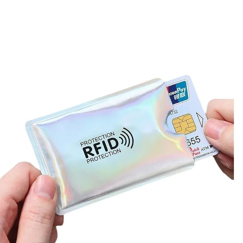 Anti-scan RFID Card Sleeves NFC Signal Blocking Wallet Reader Lock Zpaxo