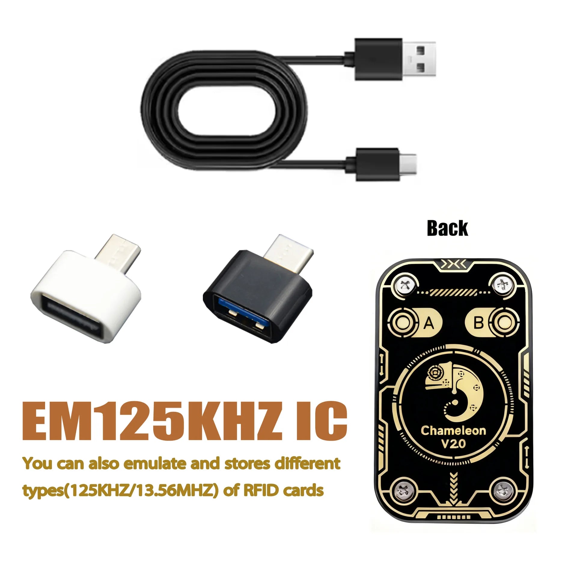 Chameleon Ultra Contactless Smart Card Emulator Compatible NFC Read Zpaxo