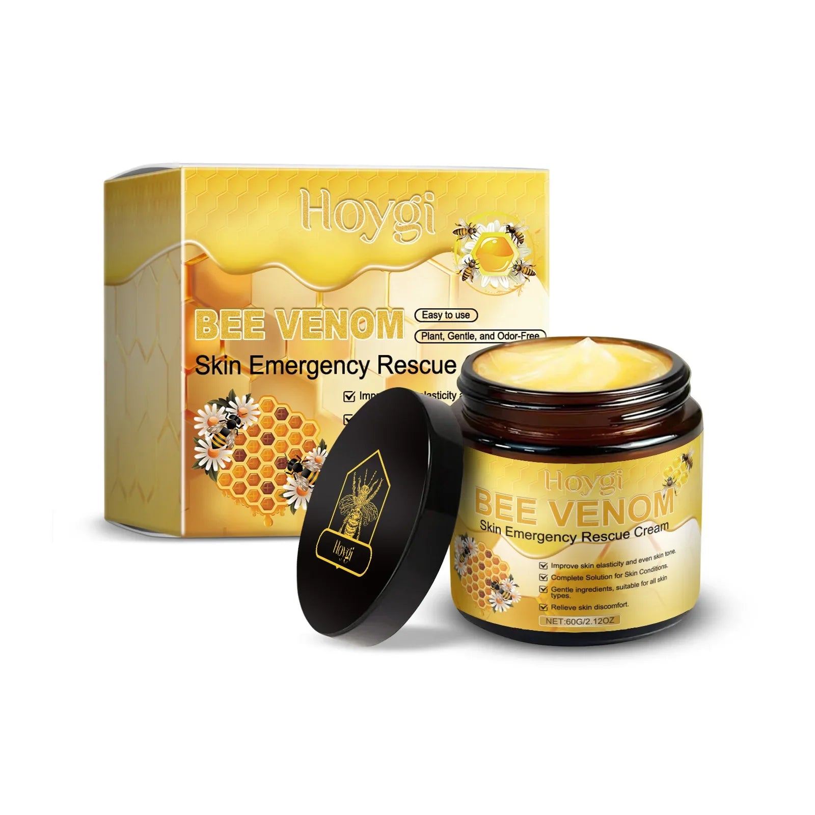 Hoygi Bee Venom Face Cream – Firming, Lifting & Skin Repair Bee Venom Face Cream Zpaxo 60g boxed