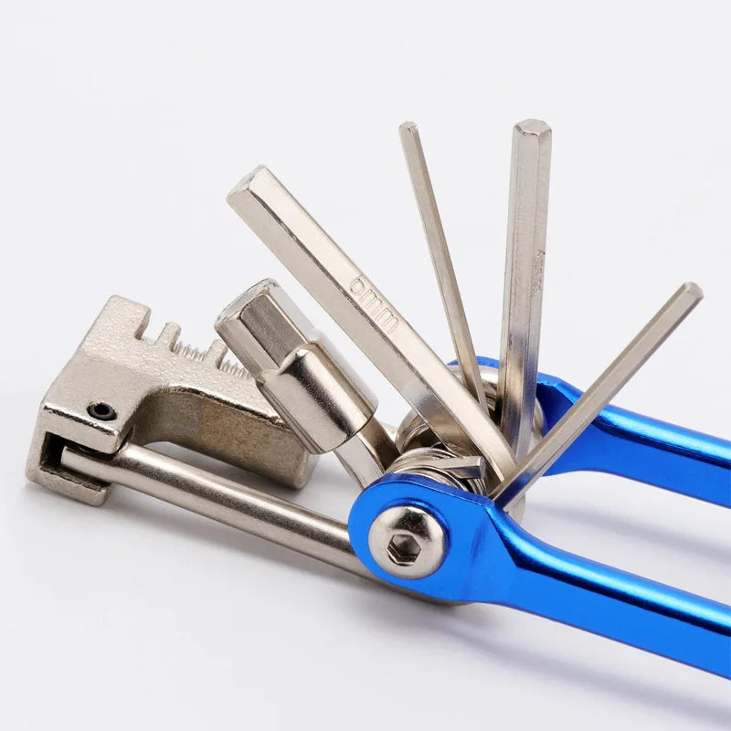 Bicycle Repair Tool Portable Repair Tool Multifunctional Combination With Chain Cutter Disassembly And Maintenance Tool Set MTB Zpaxo