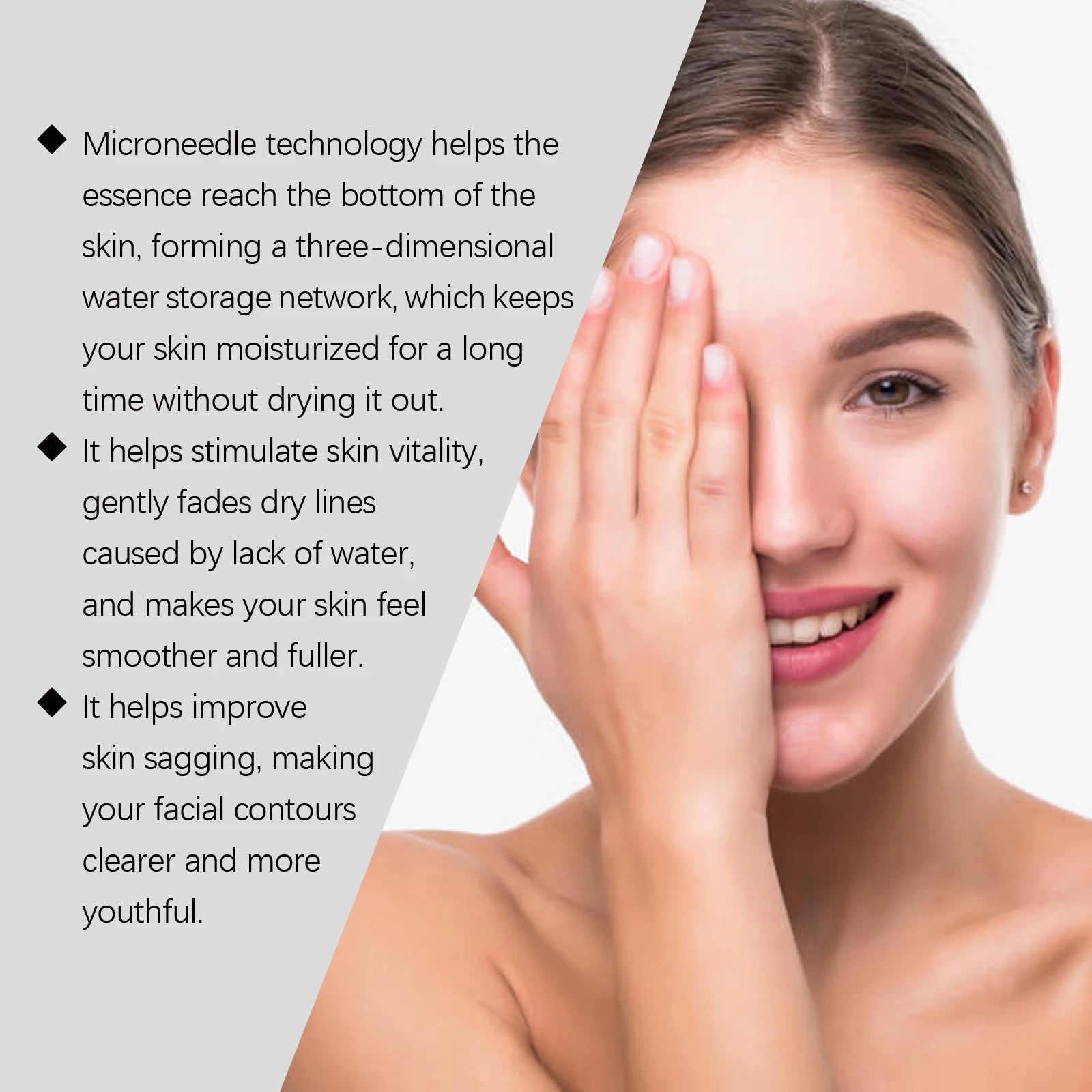 0.25mm Microneedle roller Facial Serum Kit Skincare Hydrating Cream Moisturizing Repairing Deep Hydration Lock Dry skin remedy Zpaxo