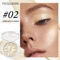 1PC Waterproof High-gloss Powder, with Fine Powder Texture, Metallic Luster, Brightening The Eyes and Face, Long-lasting Zpaxo 02