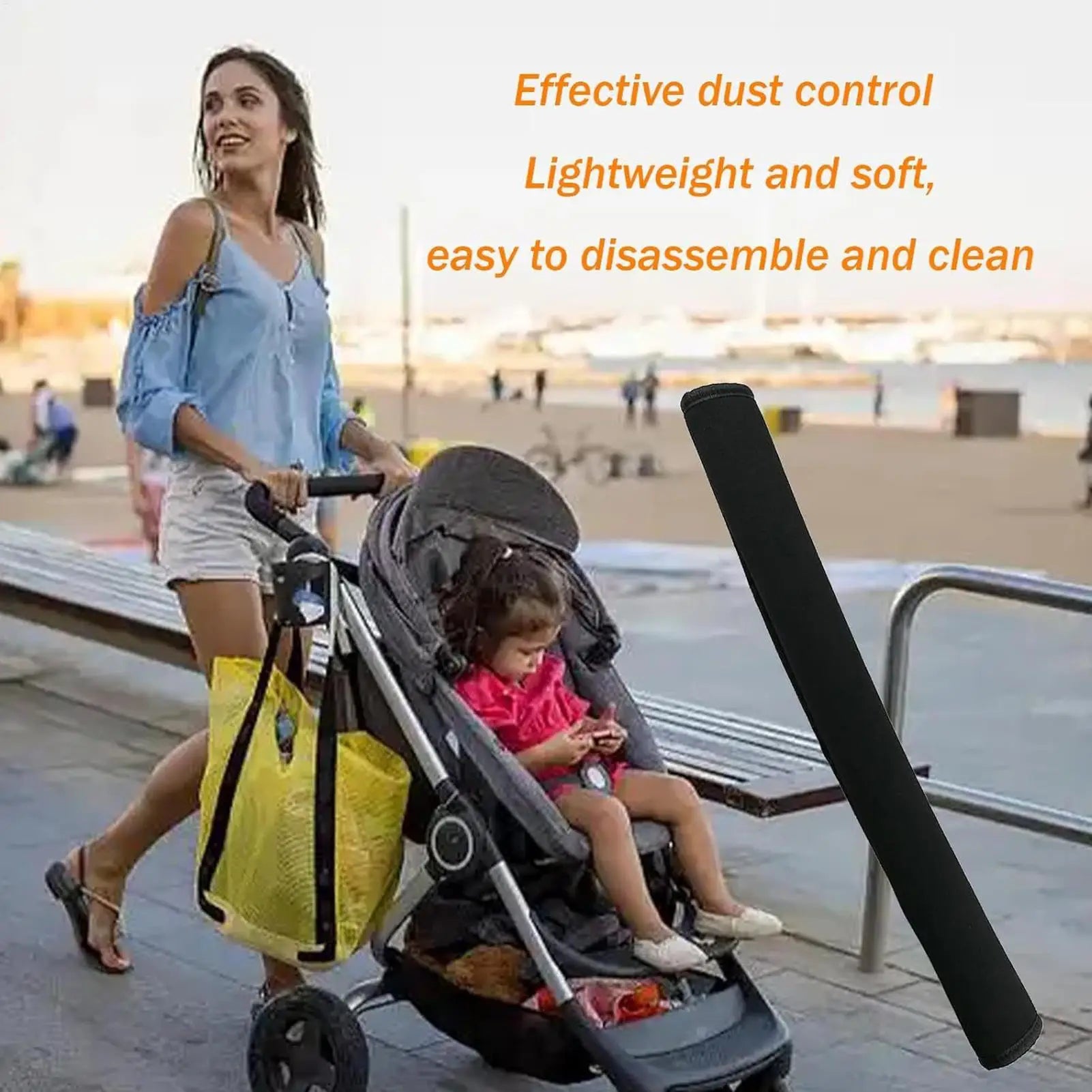 Stroller Handle Cover Universal Warm Dustproof Adjustable Pads Carry