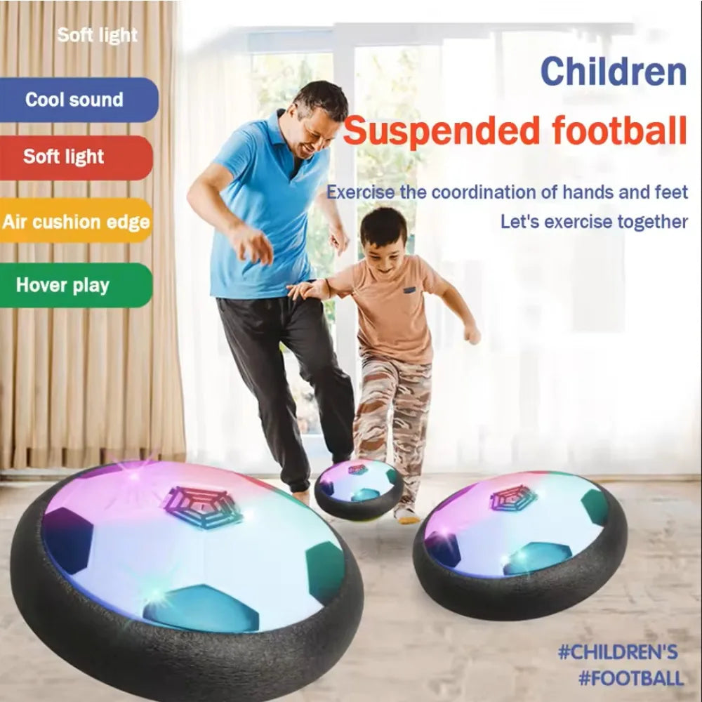 Suspension Football Air Floating Soccer Ball Glowing Lights Birthday